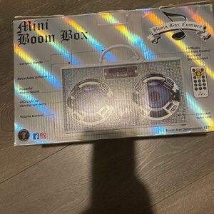 Wireless Express LED Mini Boombox with Radio and Bluetooth